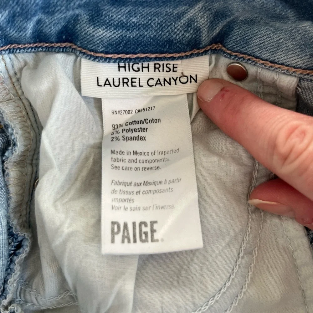 PAIGE Laurel Canyon High-Rise Boot Jeans - Picture 14 of 14